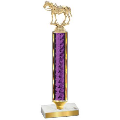 Value Purple Glacier Horses Trophy