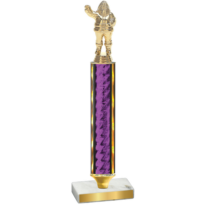 Value Purple Glacier Holiday Trophy