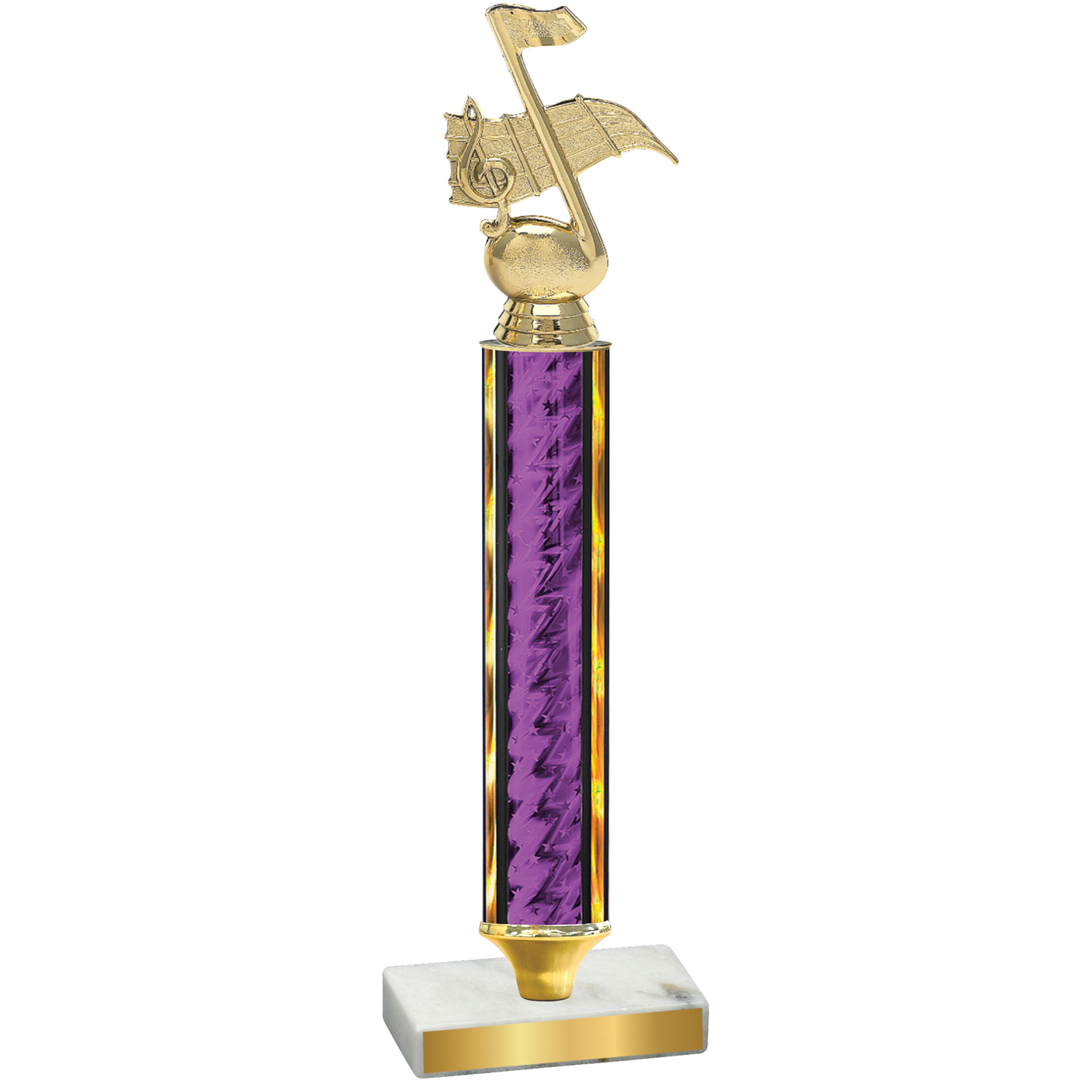 Value Purple Glacier Music Trophy