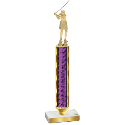 Value Purple Glacier Golf Trophy