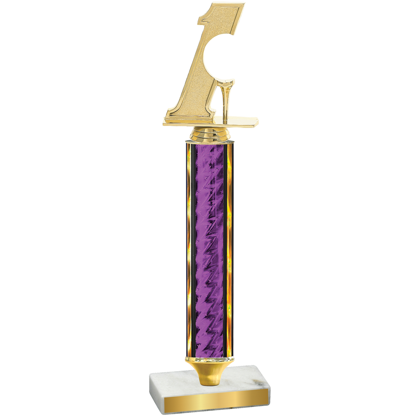 Value Purple Glacier Golf Trophy