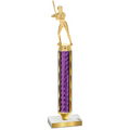 Value Purple Glacier Softball Trophy
