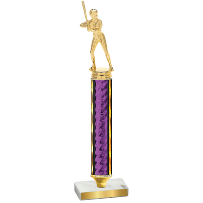 Value Purple Glacier Softball Trophy