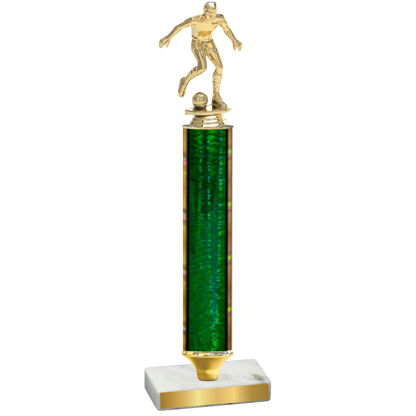 Value Green Glacier Soccer Trophy