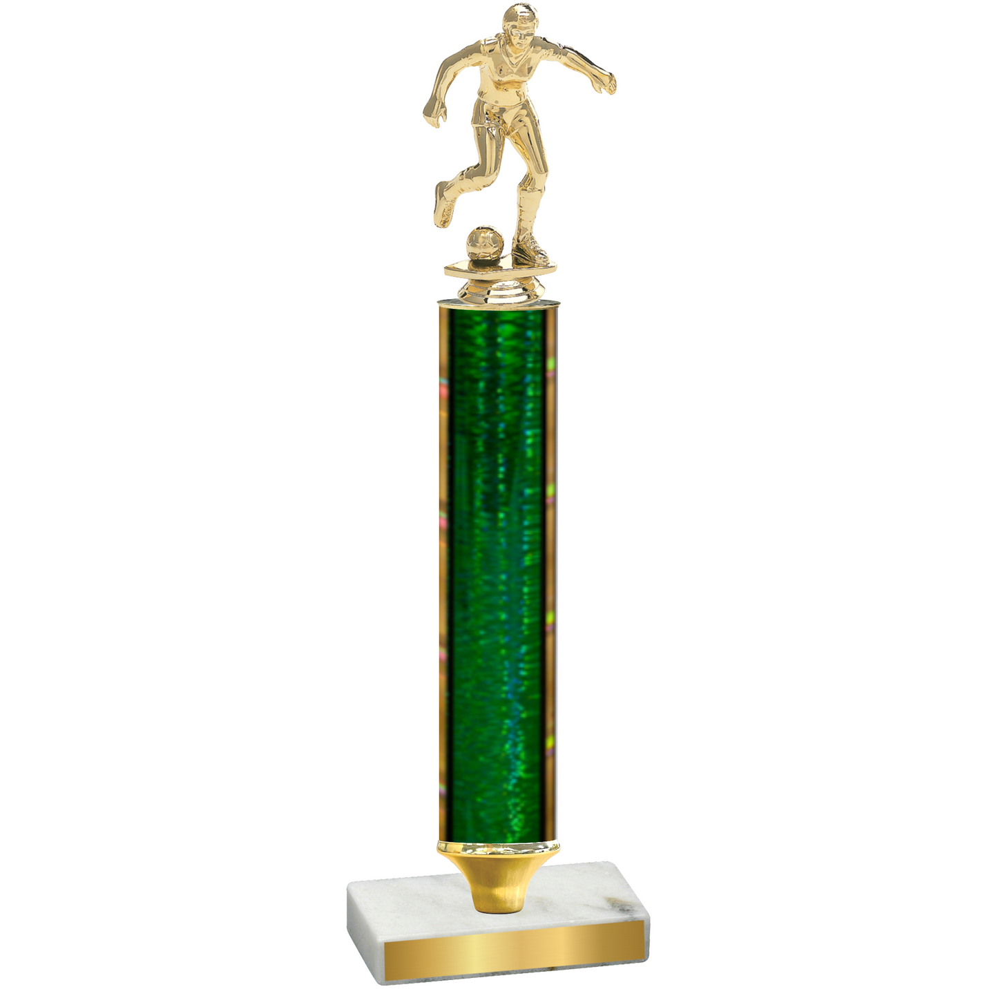 Value Green Glacier Soccer Trophy