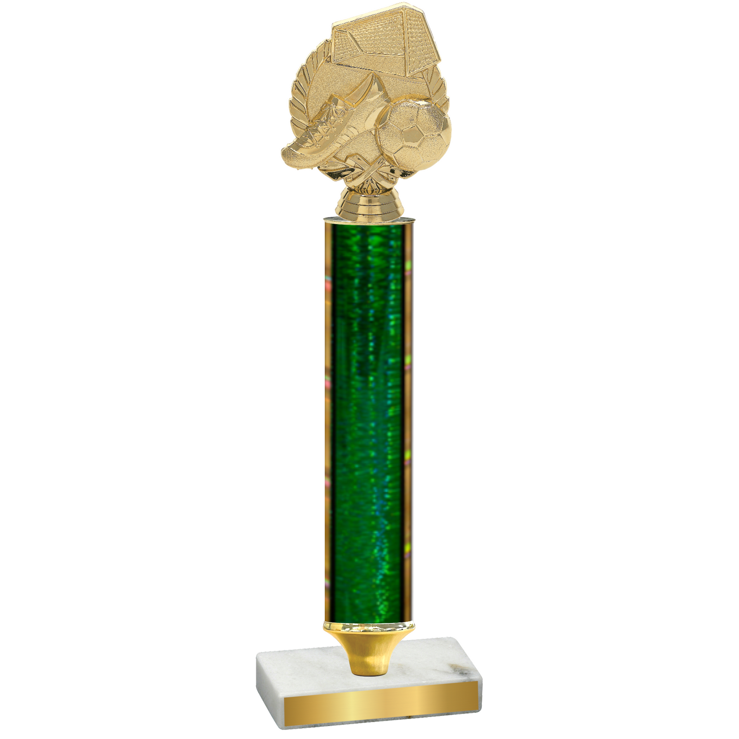 Value Green Glacier Soccer Trophy