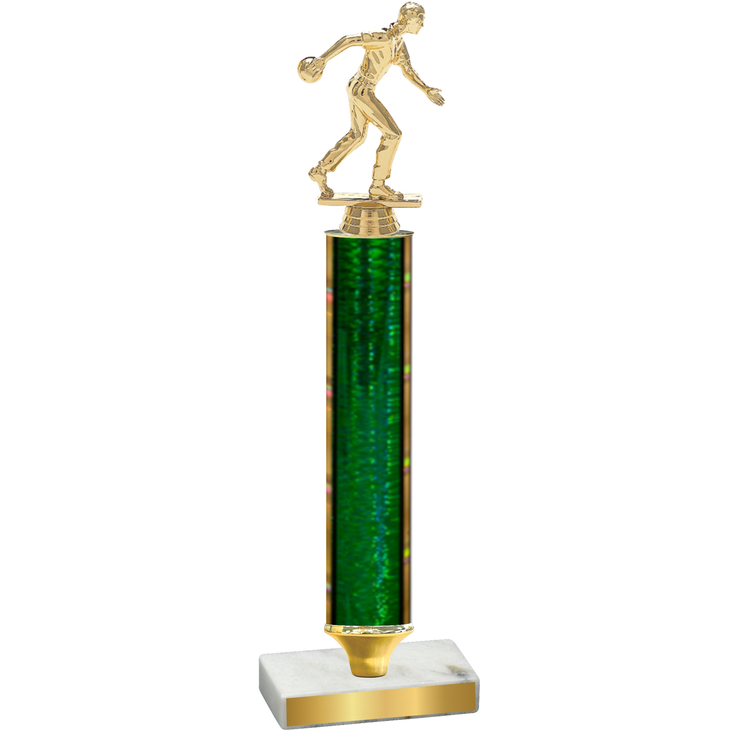 Value Green Glacier Bowling Trophy