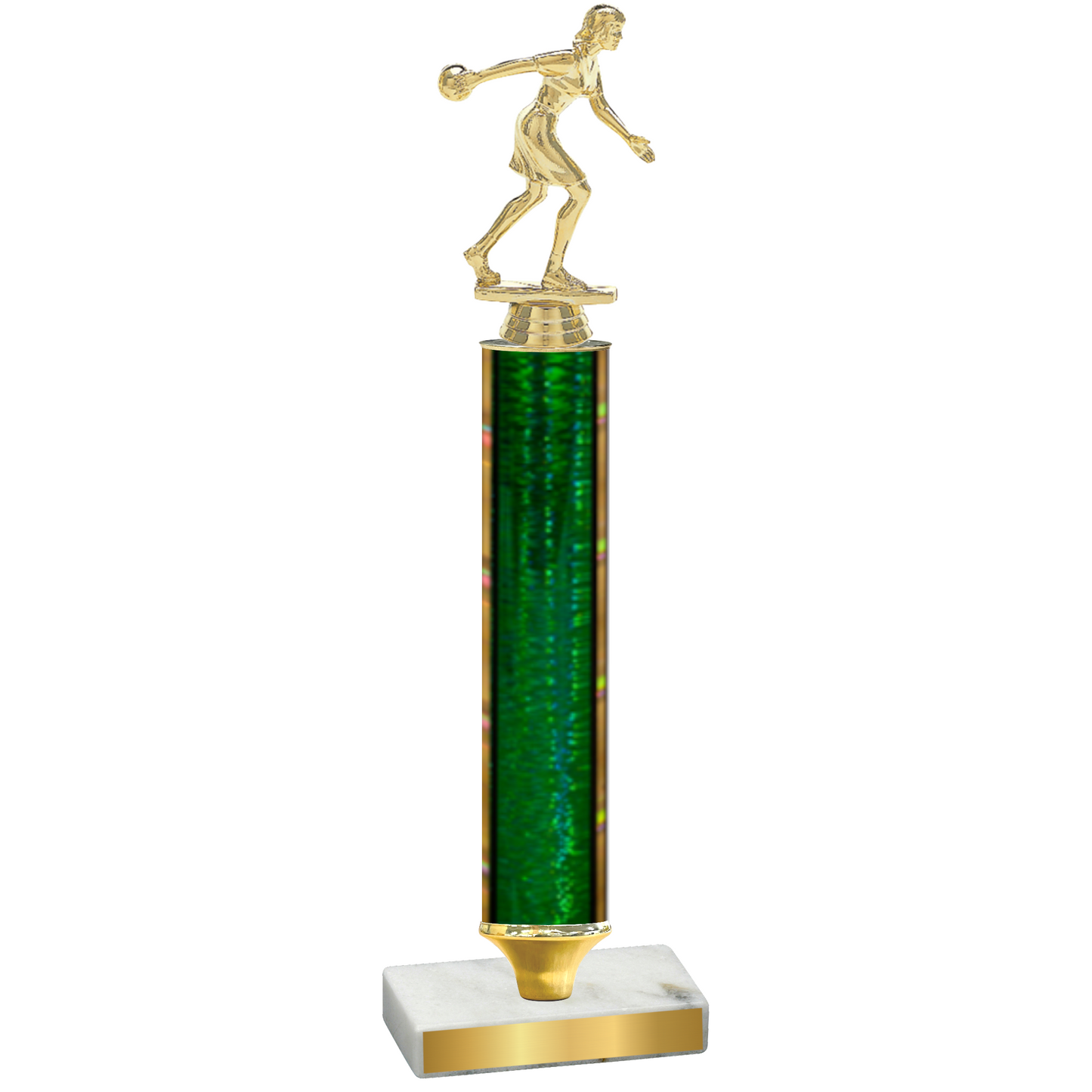 Value Green Glacier Bowling Trophy