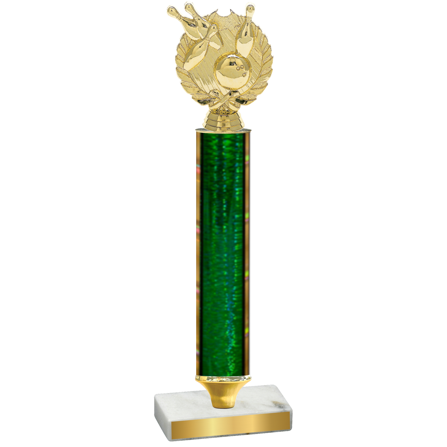 Value Green Glacier Bowling Trophy