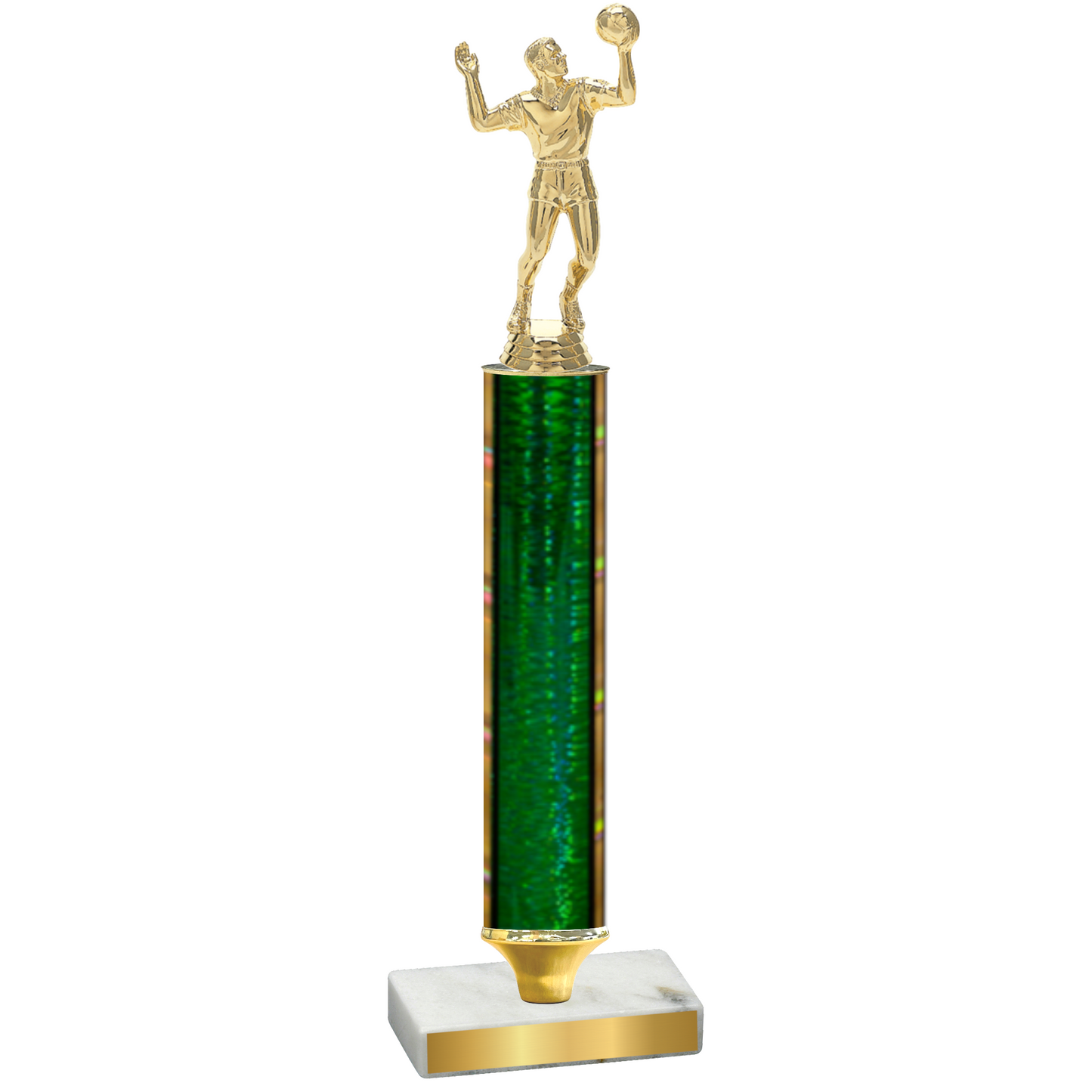 Value Green Glacier Volleyball Trophy