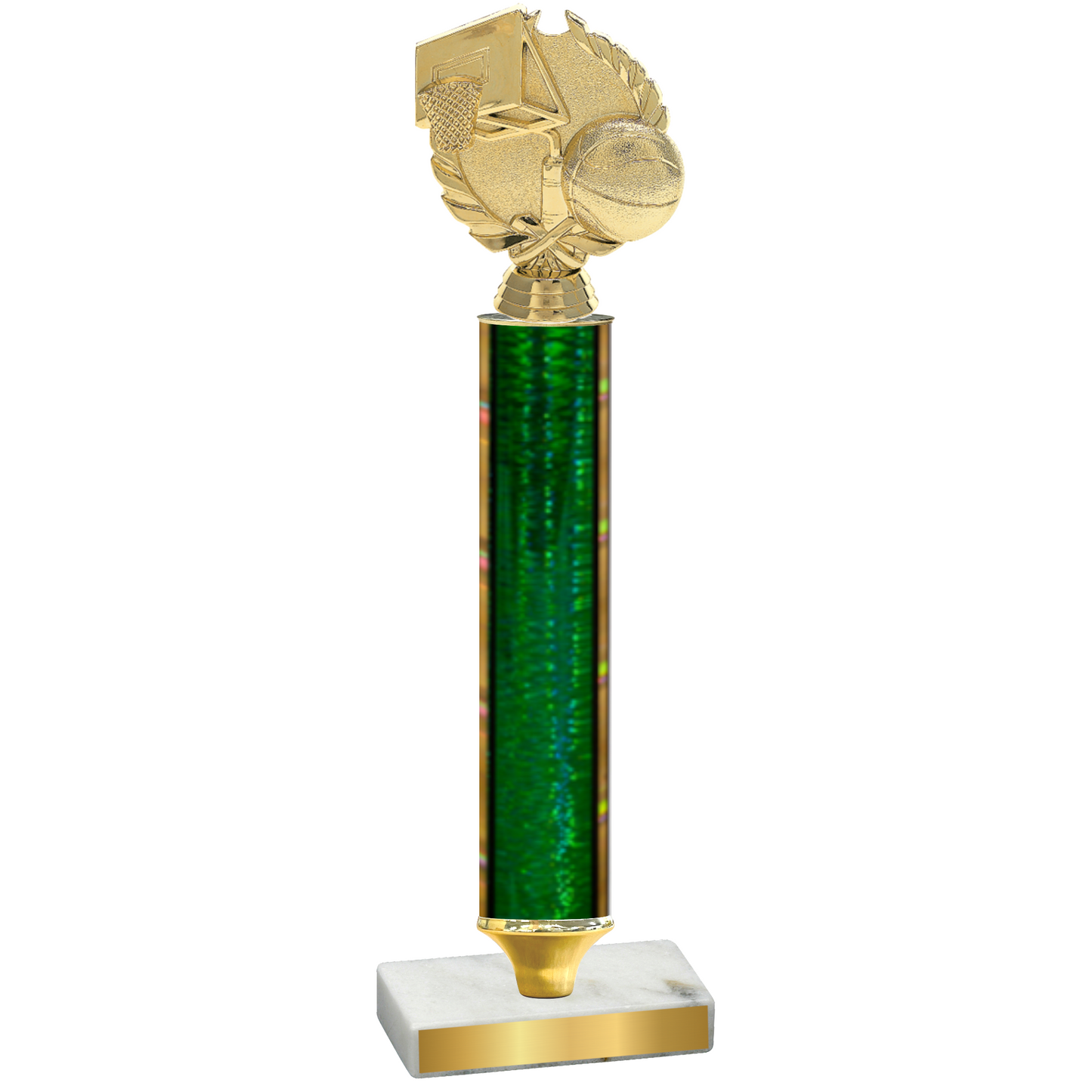 Value Green Glacier Basketball Trophy