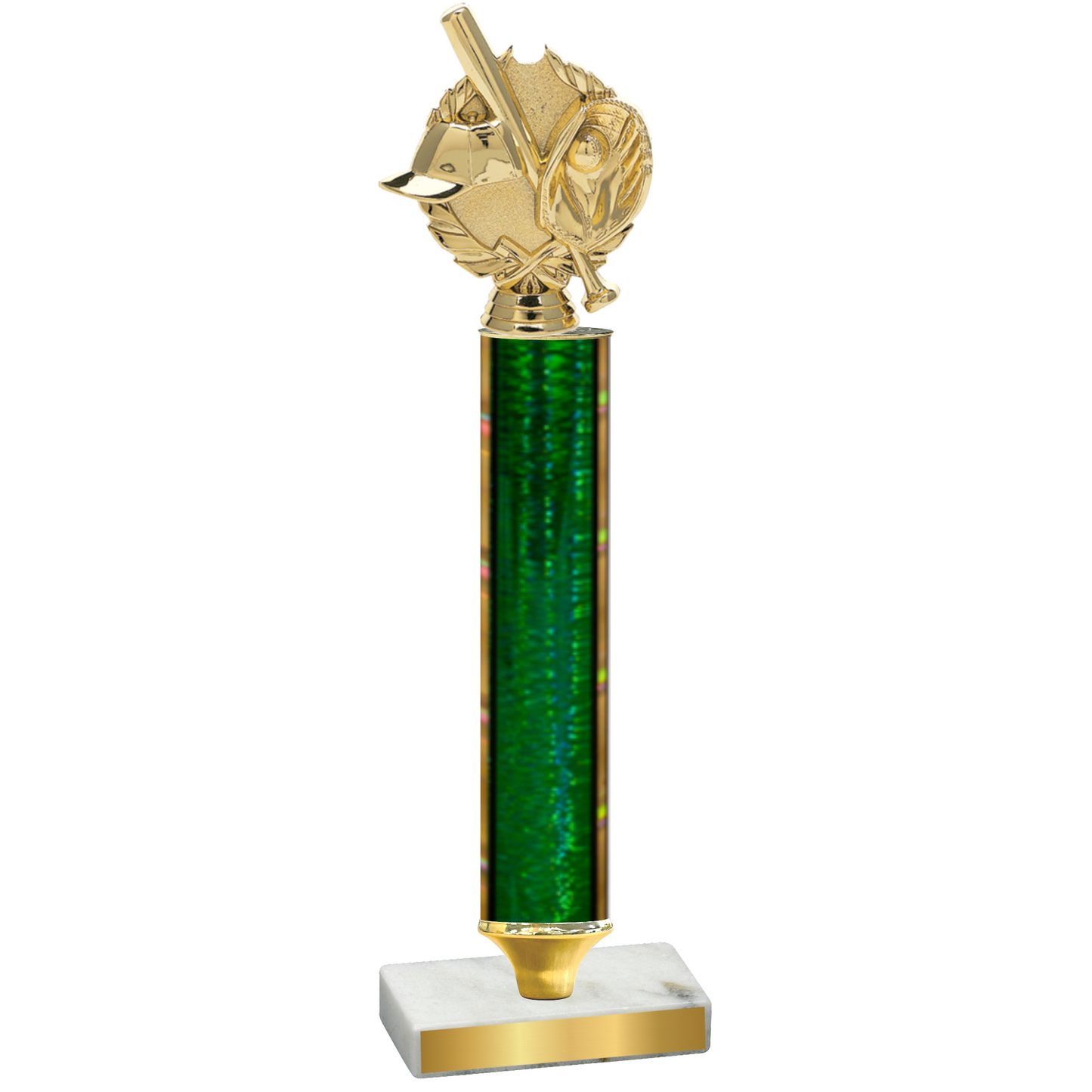 Value Green Glacier Baseball Trophy