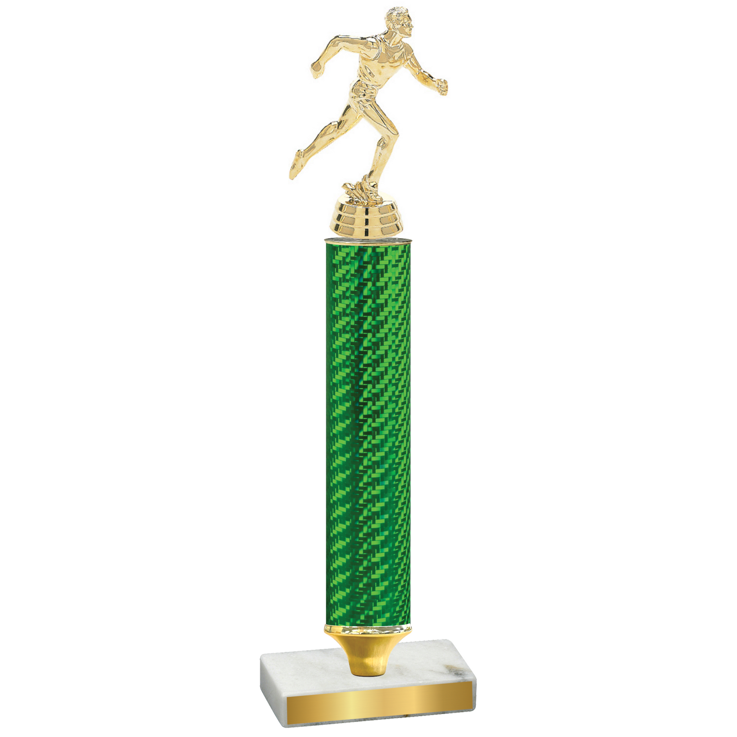 Value Green Carbon Fiber Running Trophy