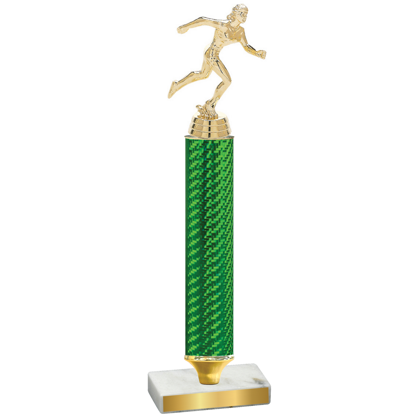 Value Green Carbon Fiber Running Trophy