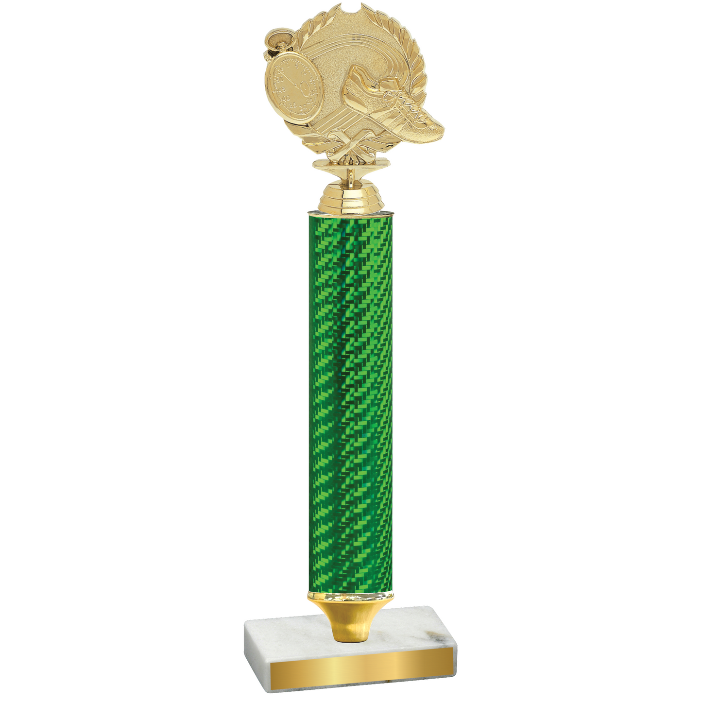 Value Green Carbon Fiber Running Trophy