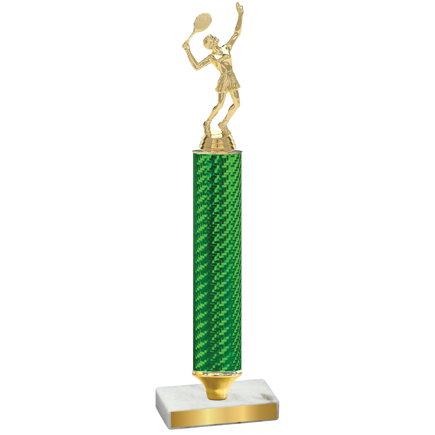 Value Green Carbon Fiber Tennis Trophy