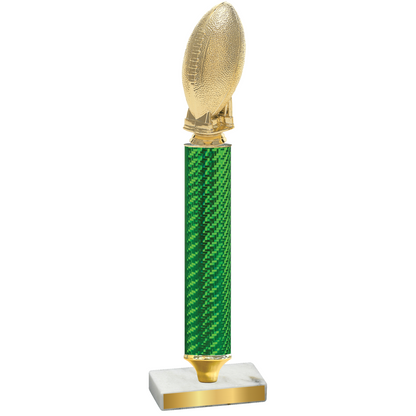 Value Green Carbon Fiber Football Trophy