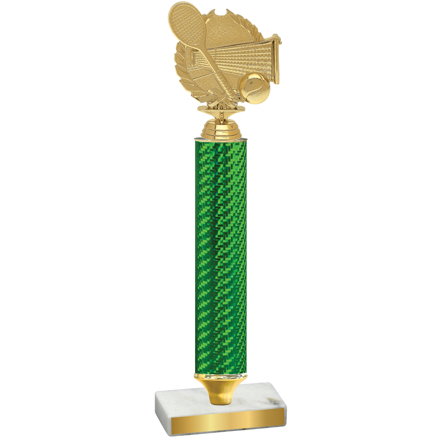 Value Green Carbon Fiber Tennis Trophy