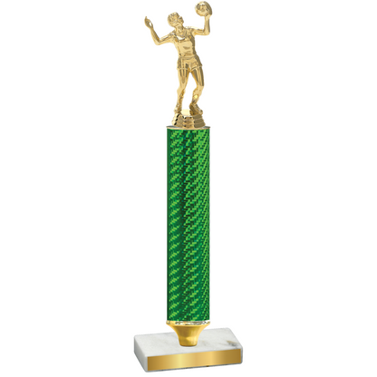 Value Green Carbon Fiber Volleyball Trophy