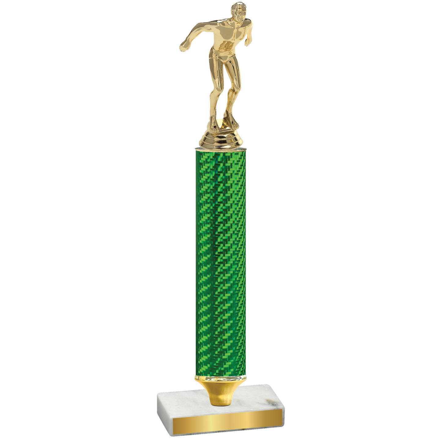 Value Green Carbon Fiber Swimming Trophy