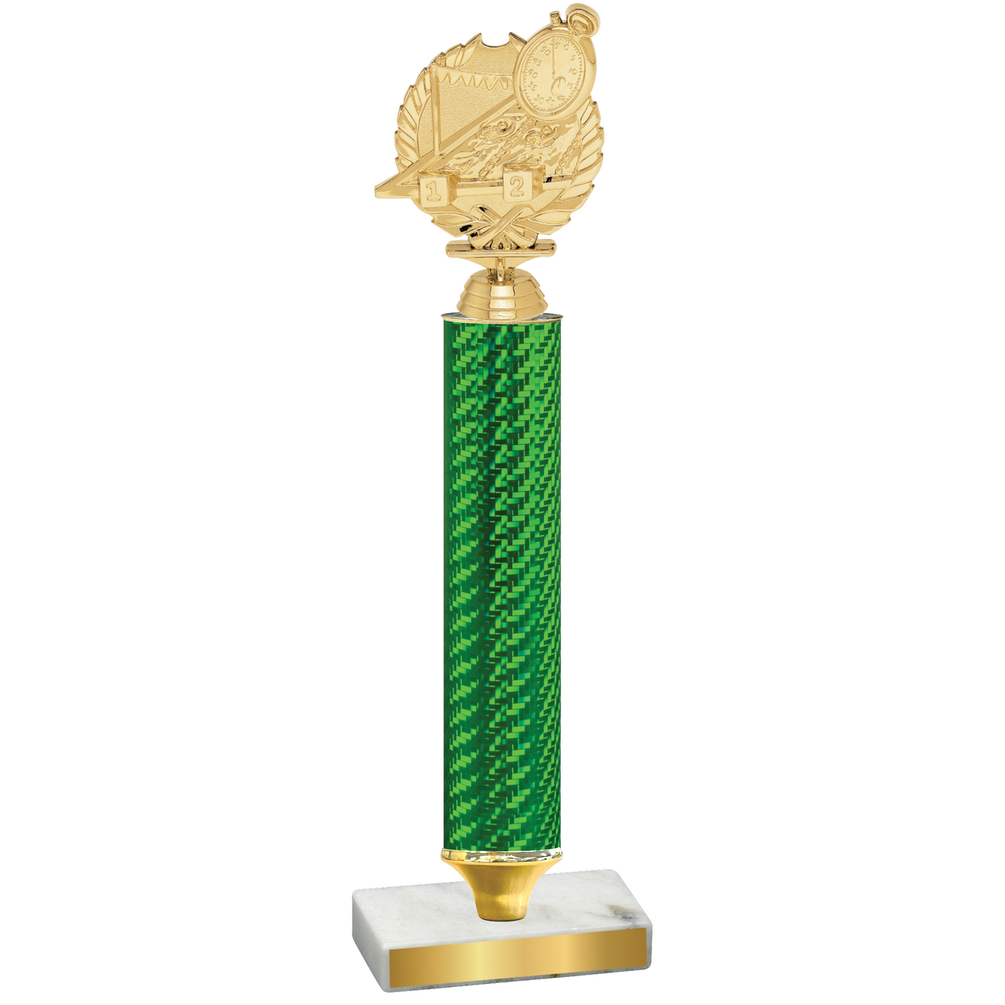 Value Green Carbon Fiber Swimming Trophy