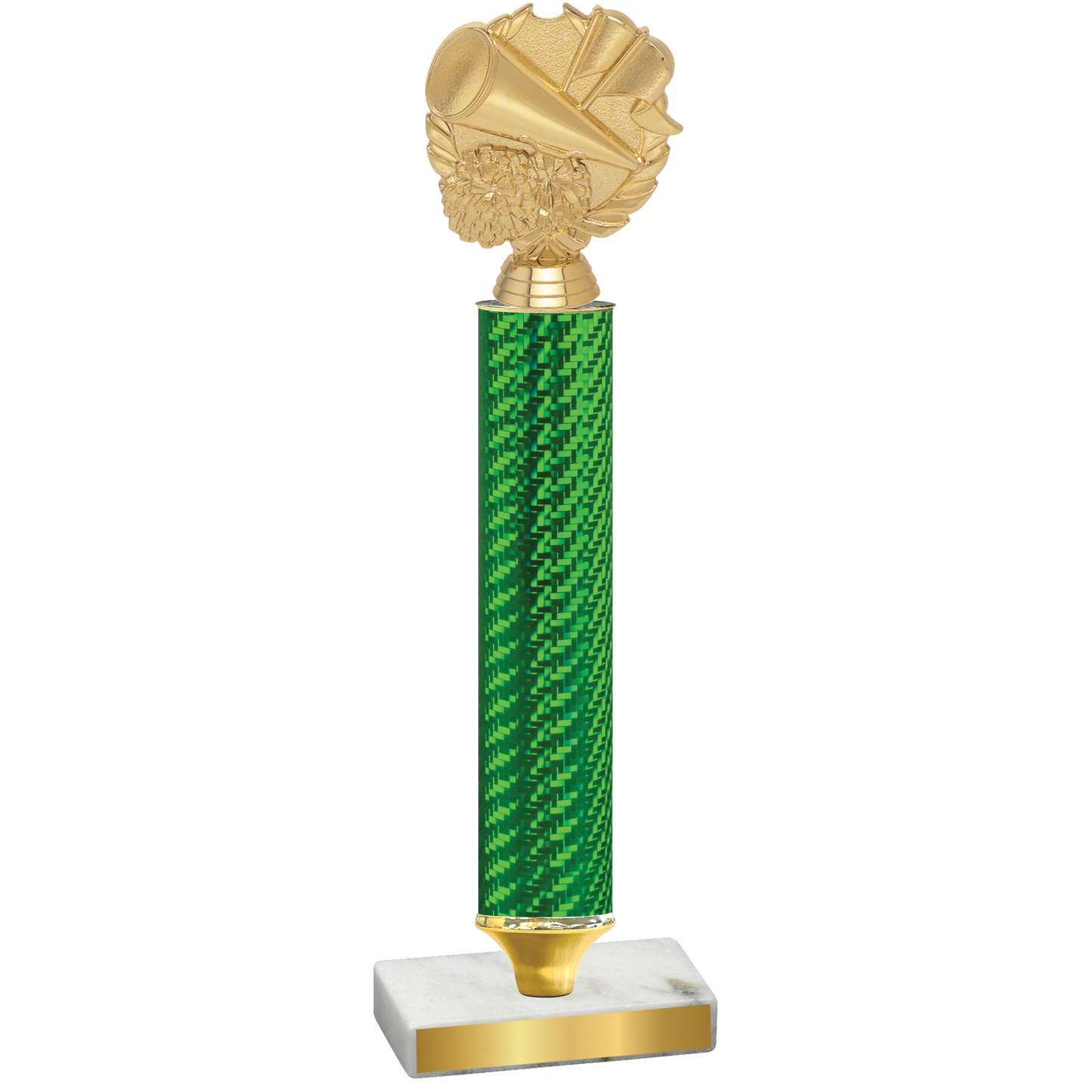 Value Green Carbon Fiber Cheerleading Trophy