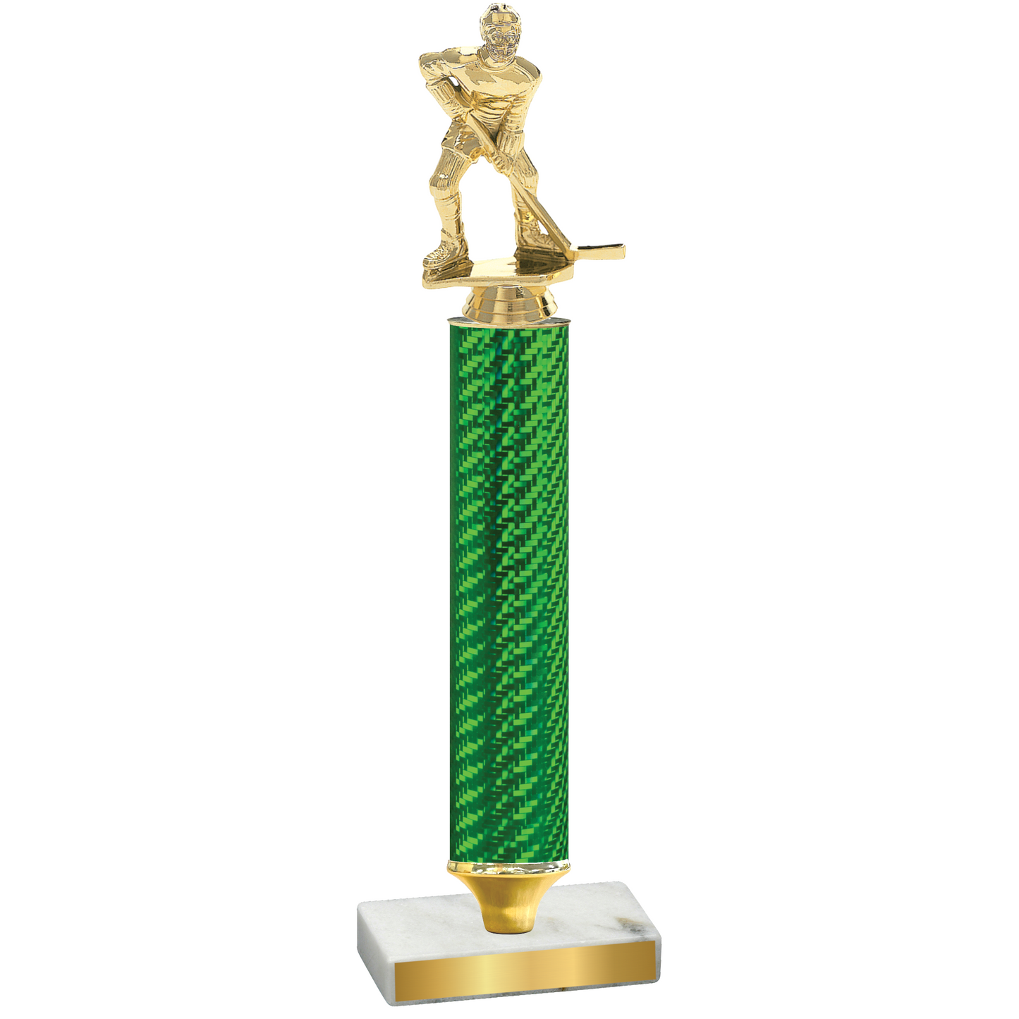 Value Green Carbon Fiber Hockey Trophy