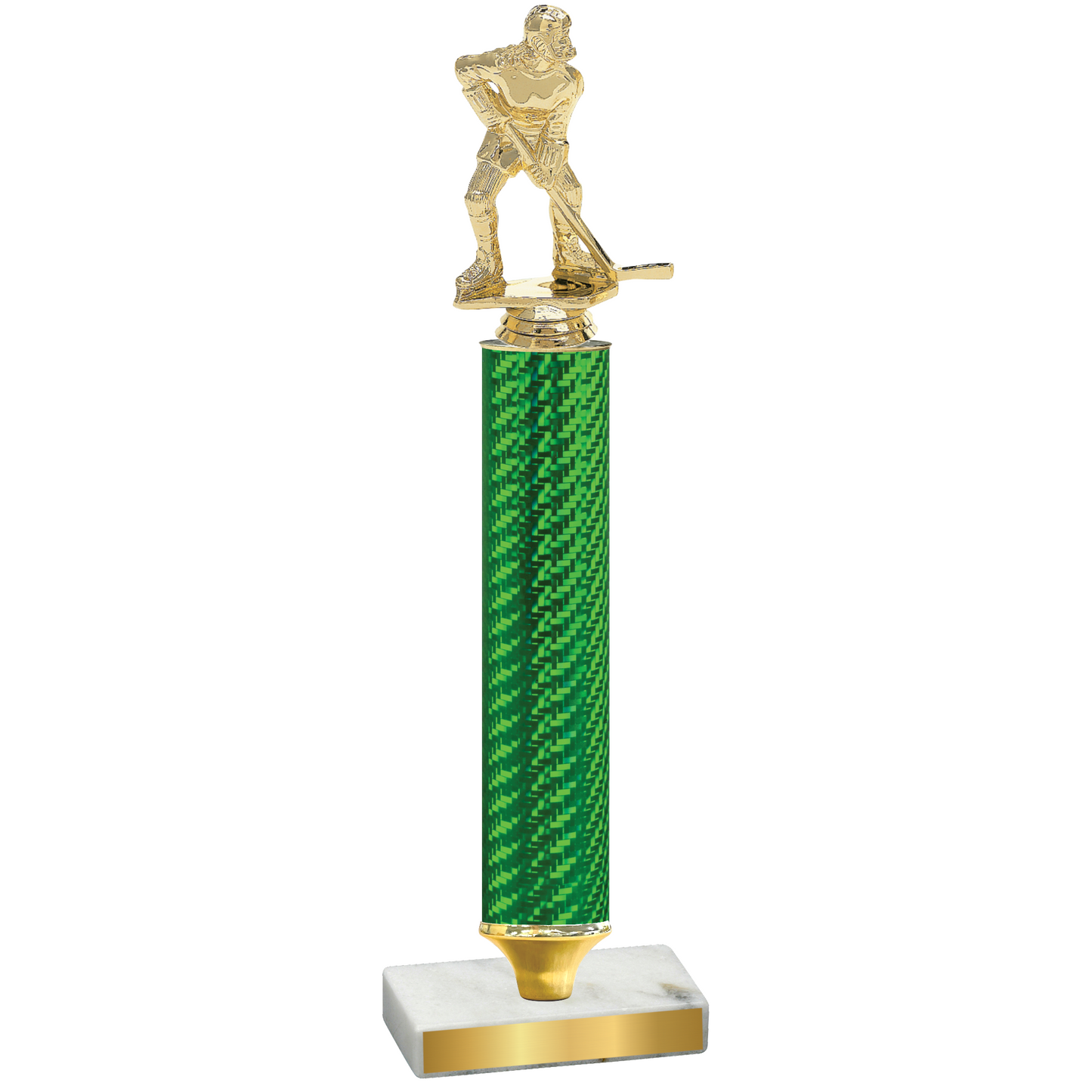 Value Green Carbon Fiber Hockey Trophy