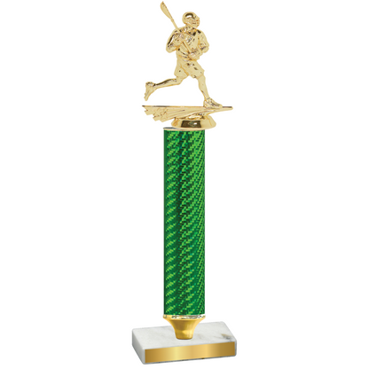 Value Green Carbon Fiber Lacrosse Trophy