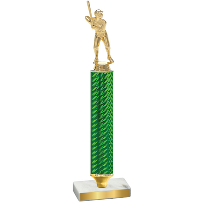 Value Green Carbon Fiber Baseball Trophy