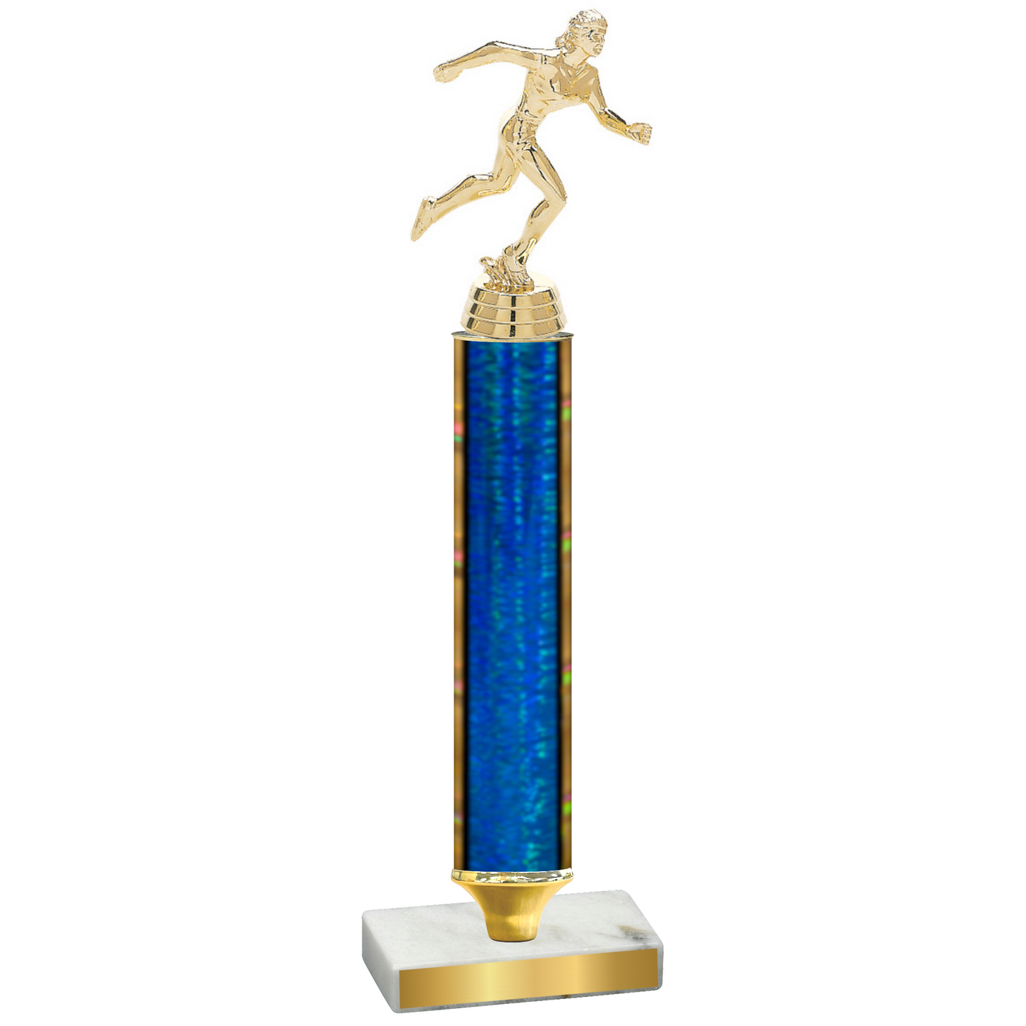 Value Blue Glacier Running Trophy