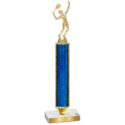 Value Blue Glacier Tennis Trophy