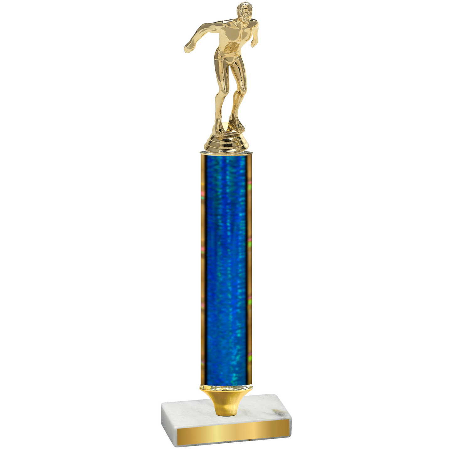 Value Blue Glacier Swimming Trophy