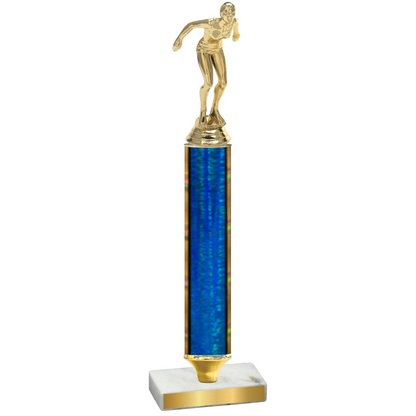 Value Blue Glacier Tennis Trophy