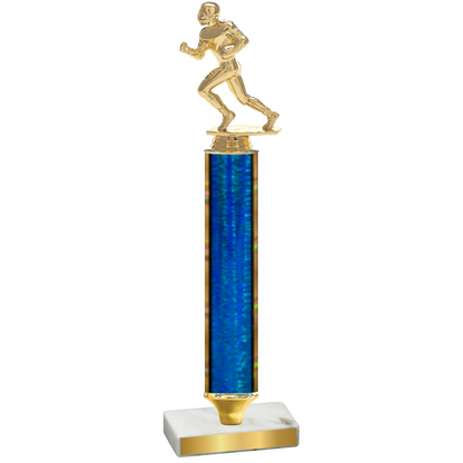 Value Blue Glacier Football Trophy