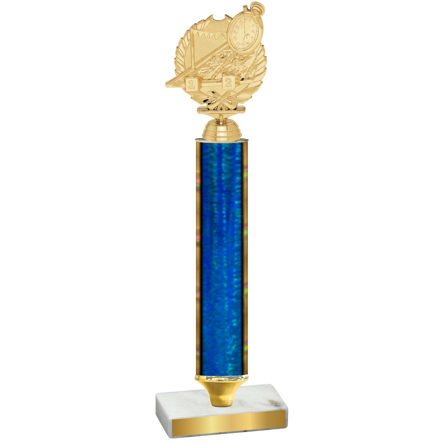 Value Blue Glacier Swimming Trophy