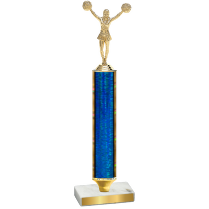 Value Blue Glacier Cheerleading Trophy