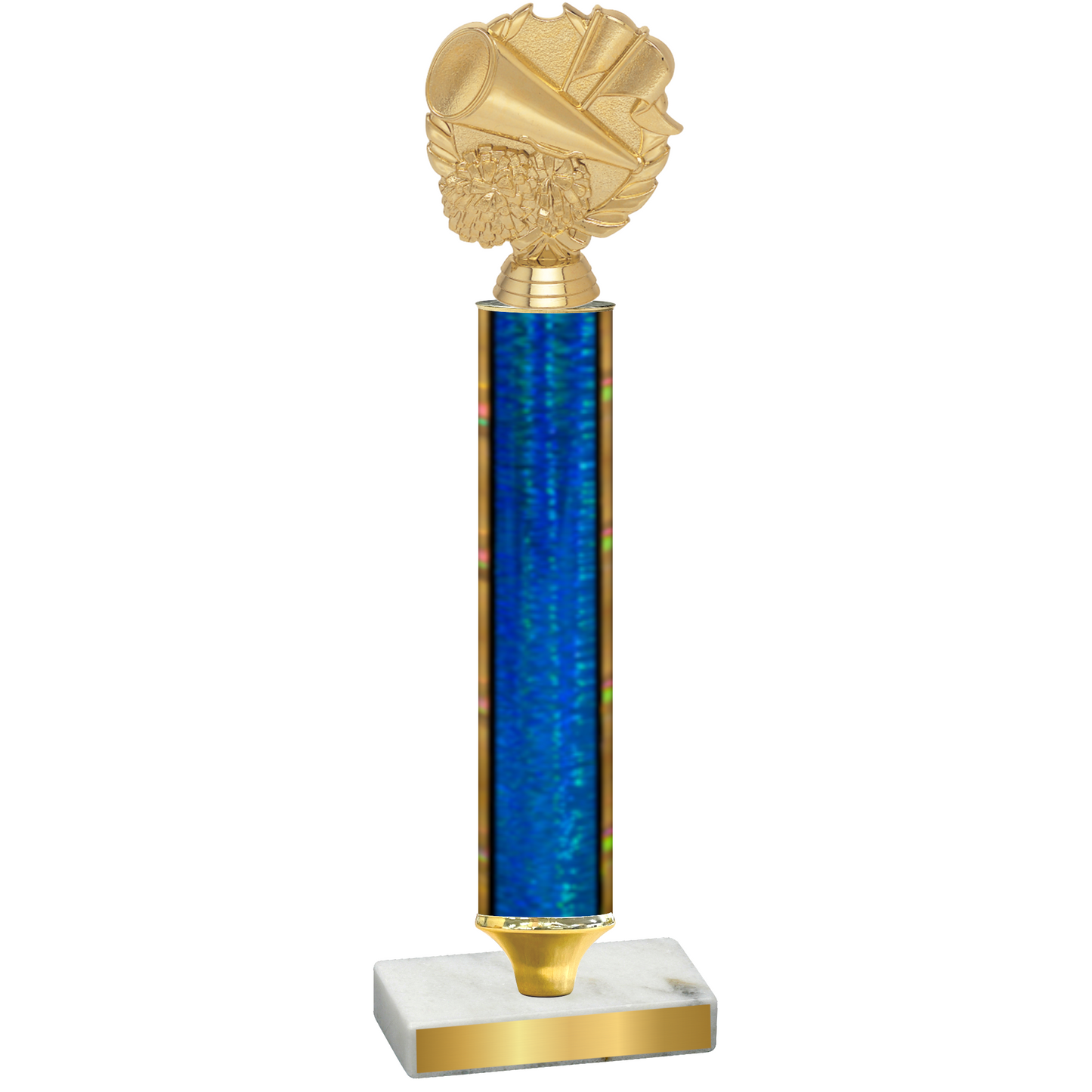 Value Blue Glacier Cheerleading Trophy