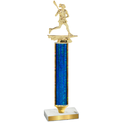 Value Blue Glacier Lacrosse Trophy