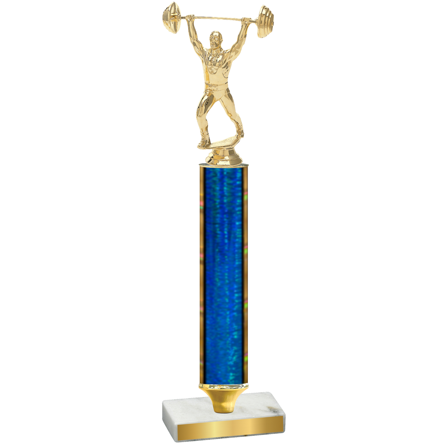 Value Blue Glacier Weights Trophy