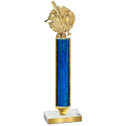 Value Blue Glacier Baseball Trophy