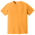 Bright Orange front - COMFORT COLORS Heavyweight Ring Spun Tee
