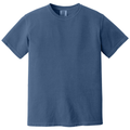 China Blue front - COMFORT COLORS Heavyweight Ring Spun Tee
