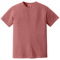 Crimson front - COMFORT COLORS Heavyweight Ring Spun Tee