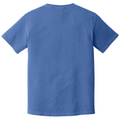 Flo Blue back - COMFORT COLORS Heavyweight Ring Spun Tee