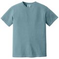 Ice Blue front - COMFORT COLORS Heavyweight Ring Spun Tee