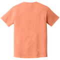Neon Cantaloupe back - COMFORT COLORS Heavyweight Ring Spun Tee