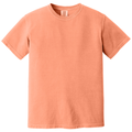 Neon Cantaloupe front - COMFORT COLORS Heavyweight Ring Spun Tee