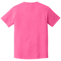 Neon Pink back - COMFORT COLORS Heavyweight Ring Spun Tee