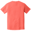 Neon Red Orange back - COMFORT COLORS Heavyweight Ring Spun Tee